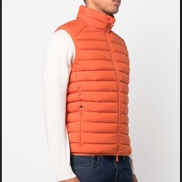 Save The Duck Men's Quilted Sleeveless Winter Vest - Picture 1 of 12